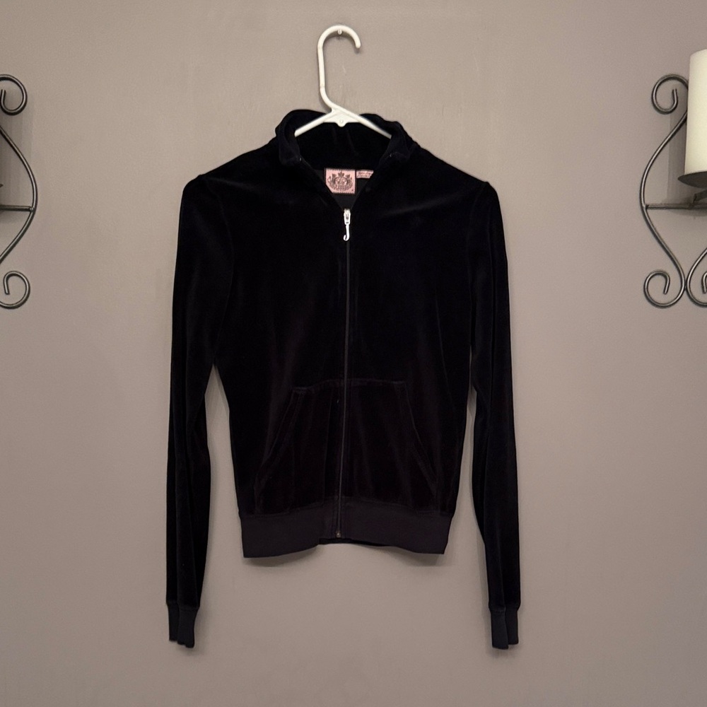 Juicy Couture Midnight Black Bomber Jacket